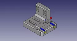 Soporte para hotend JHEAD y extrusor directo