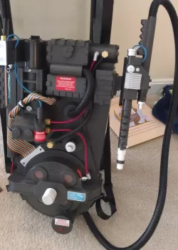 Spirit Halloween Ghostbusters Proton Pack Lighting and Cosmetic Upgrades