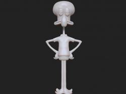 3D file Squidward - SpongeBob SquarePants 🦑・3D print object to  download・Cults