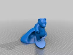 Surfing Bear