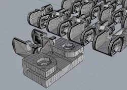 T REX Formbot articulated cable tray and mount
