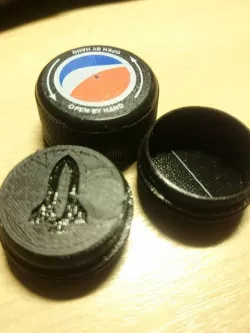 Tiny Bottle Top Container