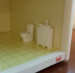 Toilet seat to the dollhouse