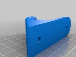 Wall hook for backpack, with extra mounting hole
