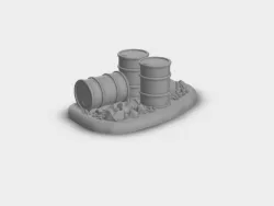 Warhammer 30k / 40K - Terrain - Barrels