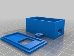 Wemos D1 Mini Pro Case (LCD and antenna hole)