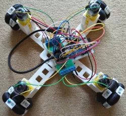 Wifi controlled Omni Wheel Car(4 Wheels)