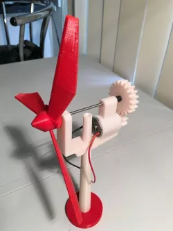 Wind Turbine (2:1 Ratio Gears)