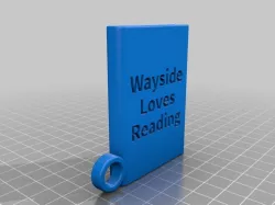 WMS Book Keychain 