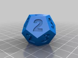 12-sided D3 die