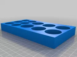AAA, AA, 9V, C and D Cell Battery Tray for your drawer
