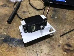 Aileron Servo mount for balsa plane