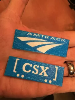 Amtrak & CSX Train Logos