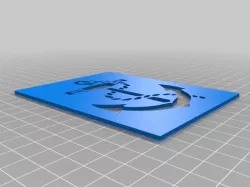 Anchor stencil