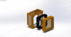 Anet A8 Power Supply 92mm Fan Adapter