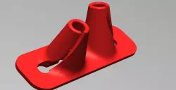 Antenna holder flysky fs ia6b