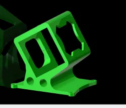 Central GoPro camera mount for R5X drone.