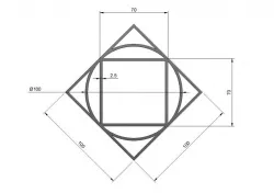 Circle Diamond Square test