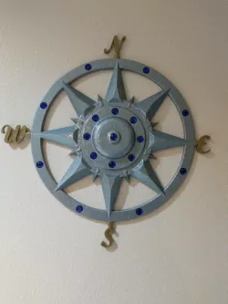 Compass Rose Wall Plaque