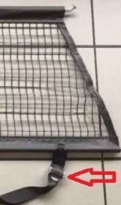 Cover for Ford baggage net shackle | Abdeckung für Schnalle von Ford Gepäcknetz