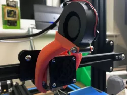 CR-10 High Clearance Fang Mod for 5015 Fans