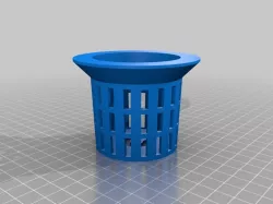 Customized Parametric Net Pot Remix with partial Bottom and shorter