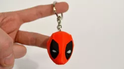 Deadpool Head Keychain
