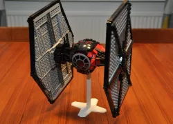 Display stand for LEGO TIE Figher 75101