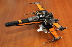 Display stand for LEGO X-Wing 75102