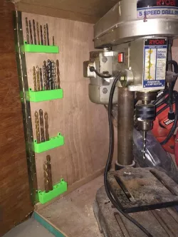Drill bit organizer/holder 0.5-15mm