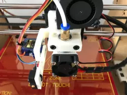 E3D Bowden Mount with fan and servo support