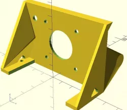 E3D Titan Aero Mount for MB Replicator Dual