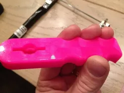 Ergonomic Wingnut Wrench (e.g. for Jigsaw)