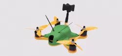 Flex Quad 130 V2 (indestructible semiflexible full body quad) 