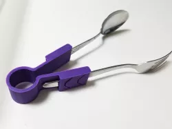 Forks become tongs