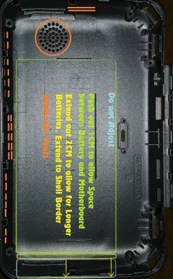 GPD Win Bottom Shell Housing (Original)