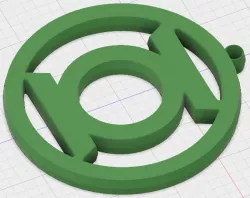 Green Lantern Keychain