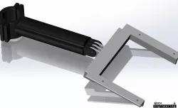 Holder for Raspberry Pi LCD display