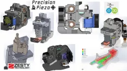 Hypercube Evolution Complete Hotend Assembly