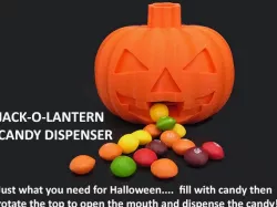Jack-O-Lantern Candy Dispenser