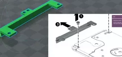 Laptop HDD bracket