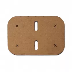 LASER CUT DOUBLE STRAP for CARDBOARD