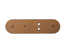 LASER CUT HINGE STRAP for CARDBOARD