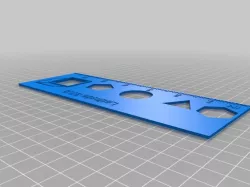 Latitude Stencil Ruler