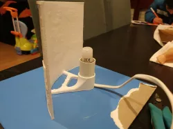lithophane holder with lamp support (v5 inside)