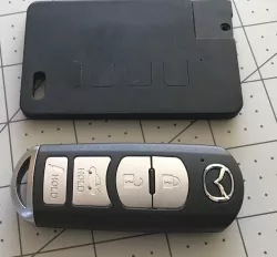 Mazda AKE fob 6mm thick.