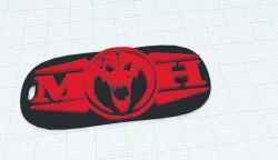 MOH / Masters of Hardcore Logo Keyring