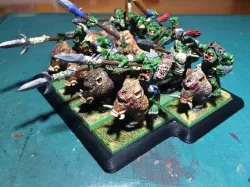 Movement Tray Cavalry Warhammer. Base Movimiento para caballería 
