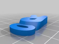 My Customized iamburny's v2  Text - Name Keyring / Keyfob