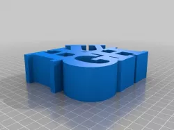 My Customized WORD Sculpture